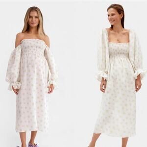 Sleeper Atlanta Daisy Linen Dress